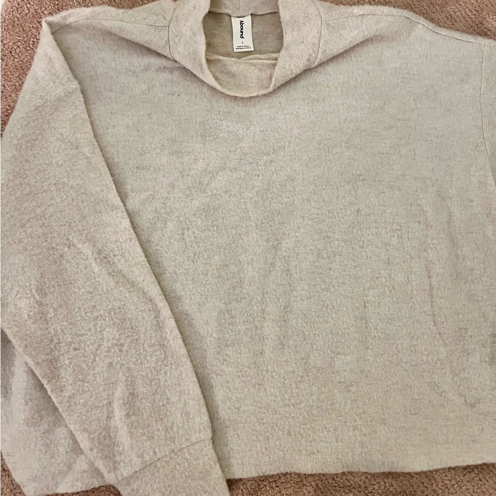 Abound Cream Cowl Neck Sweater